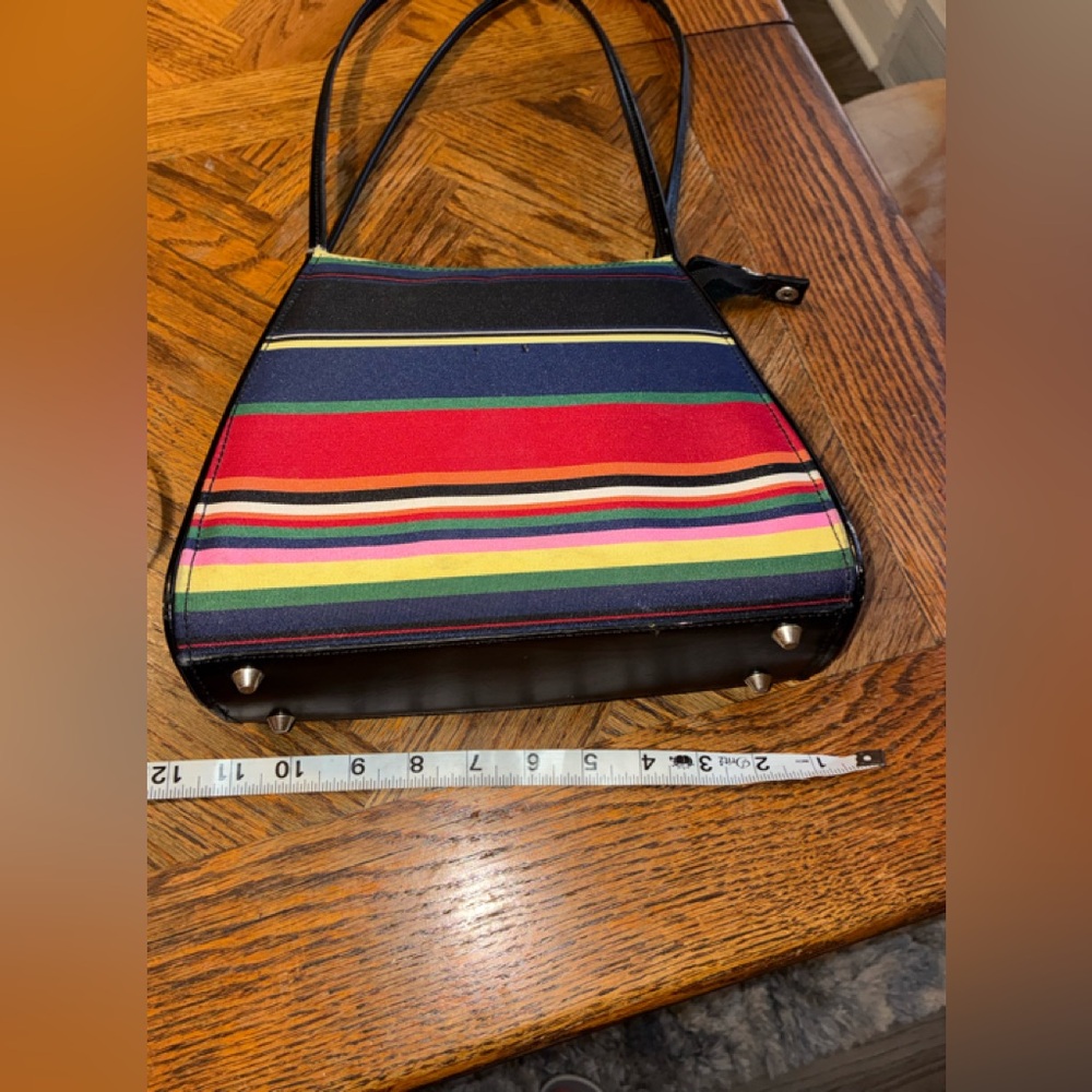 Colorful Striped Handbag - Picture 4 of 6